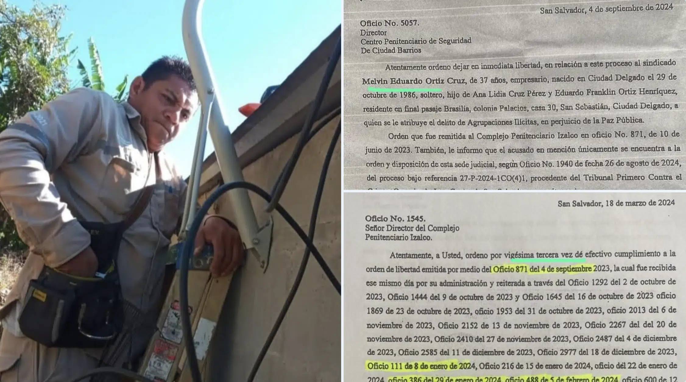 Release of detainee under the state of exception after 24 release orders — Liberan a capturado bajo el régimen luego de 24 órdenes de libertad
